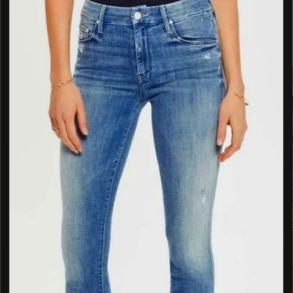Mother "The Looker" in Graffiti Girl wash.Size 28